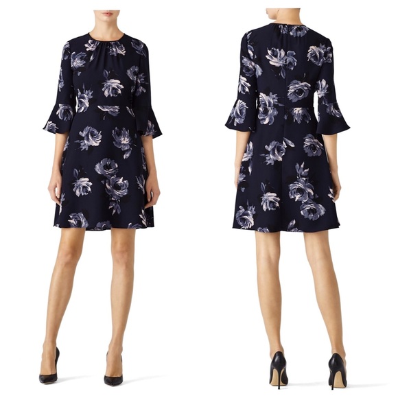 kate spade night rose dress
